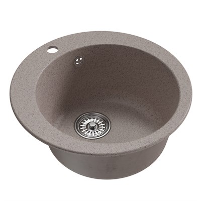 Мойкa ML-GM13 КОМФОРТ круглая, песочная (302), 495мм (глуб. чаши 200) 551888