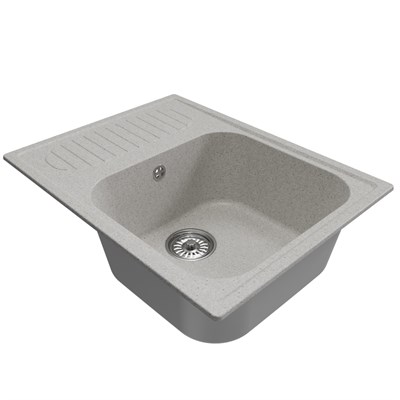 Мойка ML-GM18 КОМФОРТ с крылом, серая (310), 640*490*190мм 551972