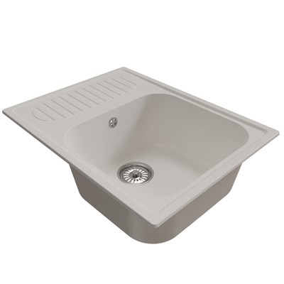 Мойка ML-GM18 КОМФОРТ с крылом, ультра-белая  (341), 640*490*190мм 551975