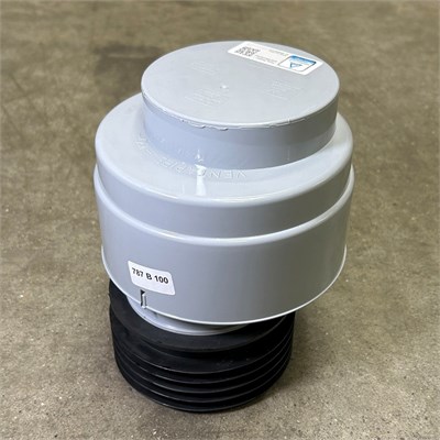 Клапан вентиляционный (аэратор) для канализации со смещением, 110 мм 869200