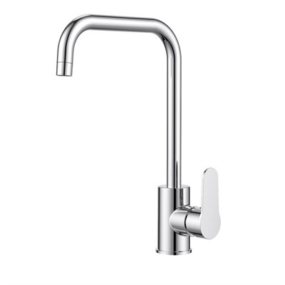 Смеситель для кухни 35к Milardo POLSBL0M05 "Poli" высокий пов. излив, п/гайку, пластик, ХРОМ 552735