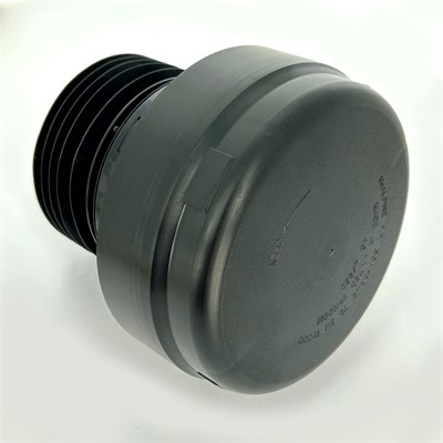 Клапан вентиляционный (аэратор) УФ-стойкий для канализации с подпр. мембраной, выход 110 мм, 40 л/с 870698