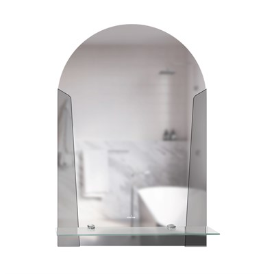 Зеркало MIXLINE "Эхо" 390*580 (ШВ) с полкой (К) 552617