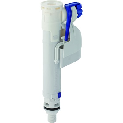 Клапан впускной Geberit тип 360, подвод воды снизу, 1/2", ниппель пластиковый 863052