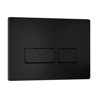 Кнопка смыва WAVE V2 универсальная ЧЕРНАЯ АБС прямоугольная 552529