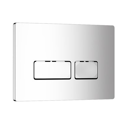 Кнопка смыва WAVE V3 универсальная ХРОМ АБС прямоугольная 552530