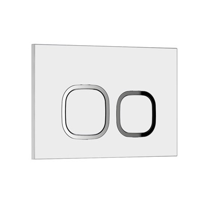 Кнопка смыва WAVE А1 универсальная БЕЛАЯ АБС квадратная 552525