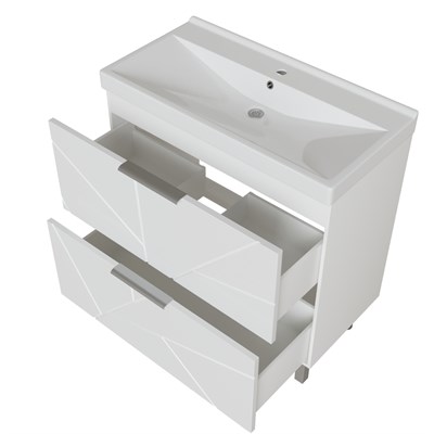 Тумба д/ванной "Гранд-80" под раковину Fest-80 (Sanita Lux) (ПВХ) 553028