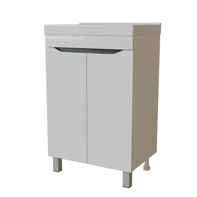 Тумба д/ванной "Лайн-60" под раковину Фостер 60 (Kirovit)/Fest-60 (Sanita Lux) (ПВХ) 553008