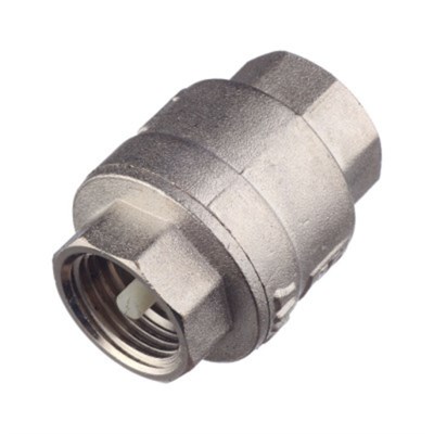 Клапан обратный ВВ 1/2" OPTIMAL пружинный с металлическим затвором, никелированный 877871