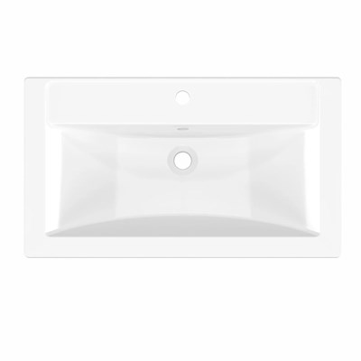 Раковина накладная "МАРГО-80" белая (MIXLINE) 553004