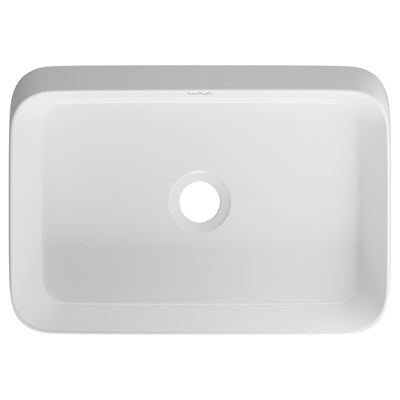 Раковина накладная на столешницу WAVE City 550*390*120 ш*г*в без перелива,белый,прямоуг 552551