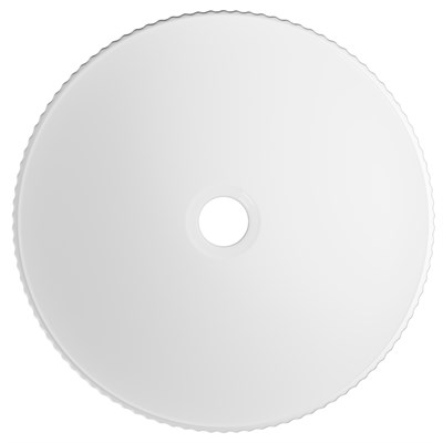 Раковина накладная на столешницу WAVE Solo 400*400*125 ш*г*в без перелива,белый,круг 552552