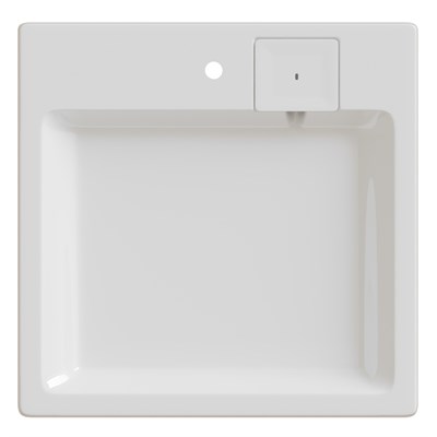 Раковина над стиральной машиной "ЛАЙН" 60*60 ш*г, с кронштейнами (MIXLINE) 553583