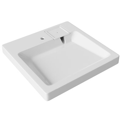 Раковина над стиральной машиной "МАРИО" 60*60 ш*г, с кронштейнами (MIXLINE) 553584