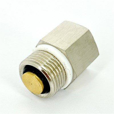 Клапан отсечной для воздухоотводчика ВН 3/8", никелированный 858697