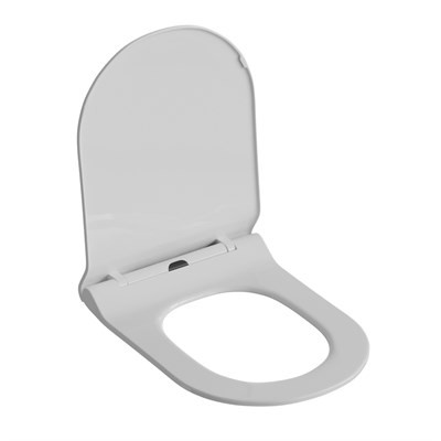 Сиденье для унитаза  WAVE STAR полипропилен, микролифт БЕЛЫЙ глянец 552989