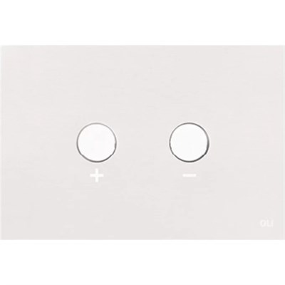 Кнопка для инсталляции OLI BLINK, сталь белый матовый 865467