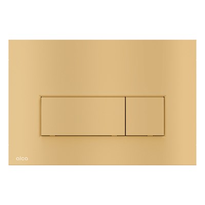 Кнопка смыва Alca M57, пластик, матовое золото 883845