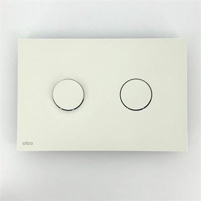 Кнопка смыва Alcaplast Dot.Dot, белый матовый 880808