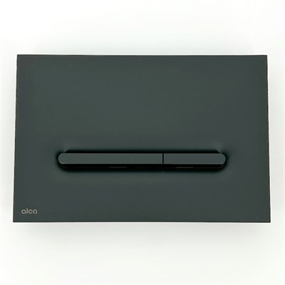 Кнопка смыва Alcaplast Linka, чёрный матовый 871103