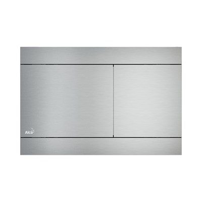 Кнопка смыва FUN, анод.алюминий, плоская, без отпечатков 863199