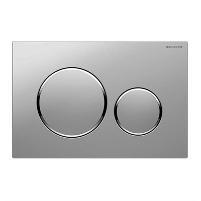 Кнопка смыва Geberit Delta20, матовый хром 869919