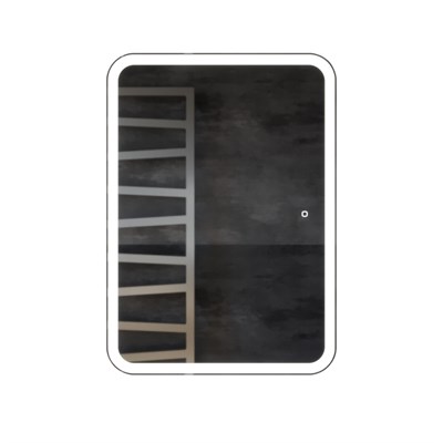 Зеркало MIXLINE "Стив" 500*700 (ШВ) сенсорный выключатель, светодиодная подсветка, гор/верт крепеж 554559