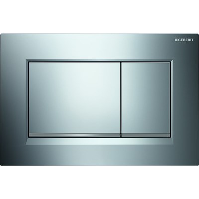 Кнопка смыва Geberit Sigma30, хром, матовый хром 859184