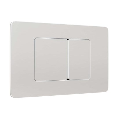 Кнопка смыва WAVE SS01 универсальная, БЕЛЫЙ, прямоугольная, НЕРЖ 554039