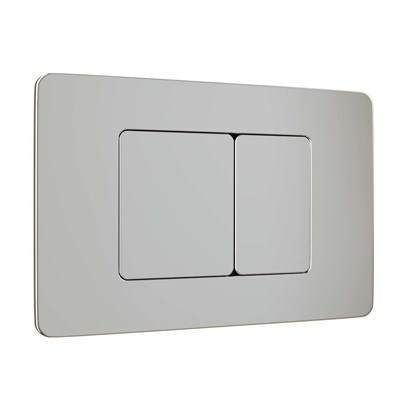 Кнопка смыва WAVE SS03 универсальная, ХРОМ, прямоугольная, НЕРЖ 554036