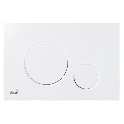 Кнопка смыва M670, пластик, белая 882237