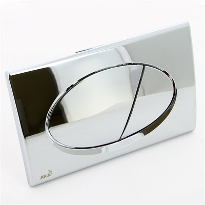 Кнопка смыва M71, пластик, xром 886358