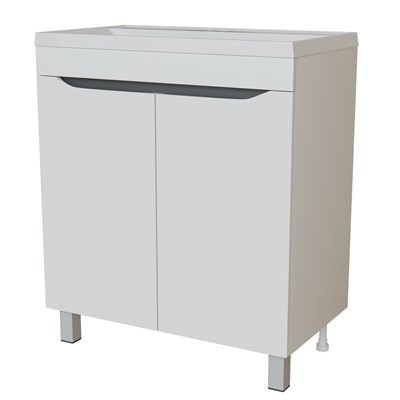 Тумба д/ванной "Лайн-70"  под раковину Марго-70 (MIXLINE)  (ПВХ) 554895