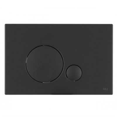 Кнопка смыва OLI GLOBE 152952, пластик, черный soft touch 871261