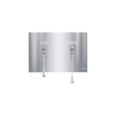 Кнопка смыва OLI Less is More 883525, металл, матовый хром 883821