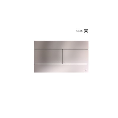 Кнопка смыва OLI SLIM 659046, пластик, хром матовый 872822