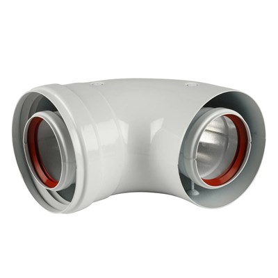 Коаксиальный отвод 90' для всех котлов BAXI кроме ECO Classic / ECO Nova, диам. 60/100 мм 879196
