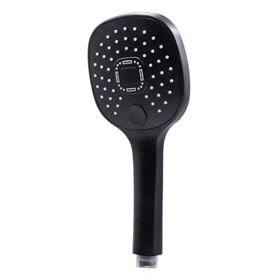 Лейка для душа MIXLINE ML 1237 3 позиции (блистер)  ЧЕРНЫЙ 554377