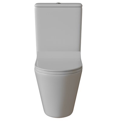 Унитаз-компакт безободковый WAVE ALEO Tornado1.0, гор,ниж,2-кн.арм,сид.полипр,м/л,быстр,БЕЛЫЙ глянец 554620