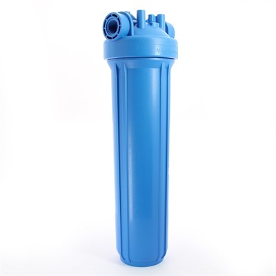 Колба фильтра 20" DP BIG 1" 2P непрозрачная, SX (ключ + кронштейн) 863573