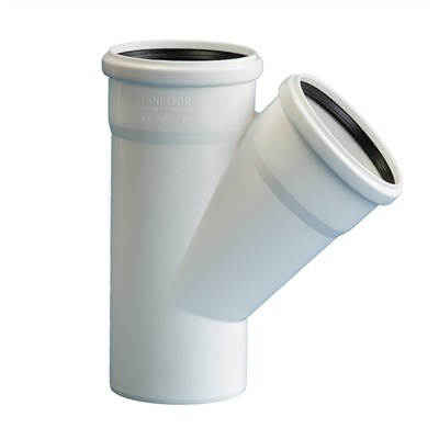 110 тройник на 110 угол 45  БЕСШУМН. ПП ПОЛИТЭК 536611