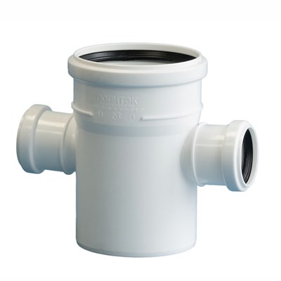 110/50/50 Крестовина угол 87однопл. БЕСШУМН. ПОЛИТЭК 536617