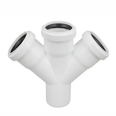 50/50/50 Крестовина угол 45 однопл. БЕСШУМН. ПОЛИТЭК 536618