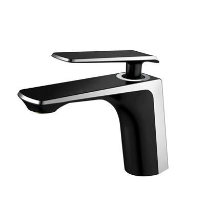 Смеситель для раковины 35к HB10548-7 HAIBA ЧЕРНЫЙ/ХРОМ^ 555236