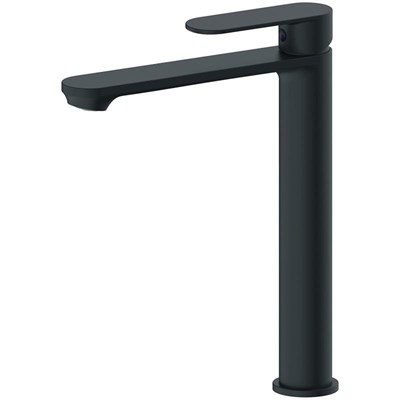 Смеситель для раковины 35к HB11590-7 HAIBA высокий, литой б/отв п/гайку ЧЕРНЫЙ^ 546859