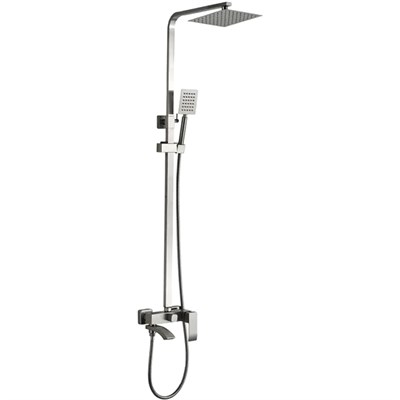 Душевая система 35к HB24815 HAIBA лейка "Тропический душ" НЕРЖ 555277