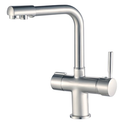 Смеситель для кухни 35к HB70088-5 HAIBA с вых. для питьевого фильтра б/отв п/гайку НЕРЖ 555473