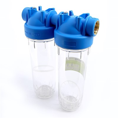 Колба фильтра двойная 10" DP DUO 1" 2P, SX / BX 886343