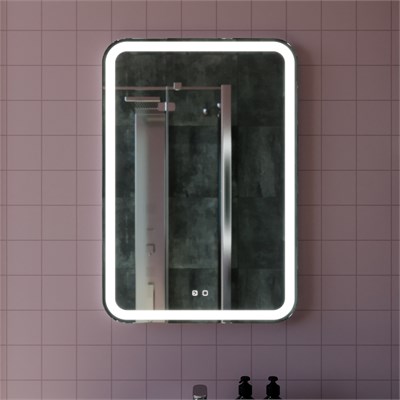 Зеркало MIXLINE "Мальта-VOICE"  550*800 (ШВ) сенсорный выключатель, управление голосом., подогрев 555676